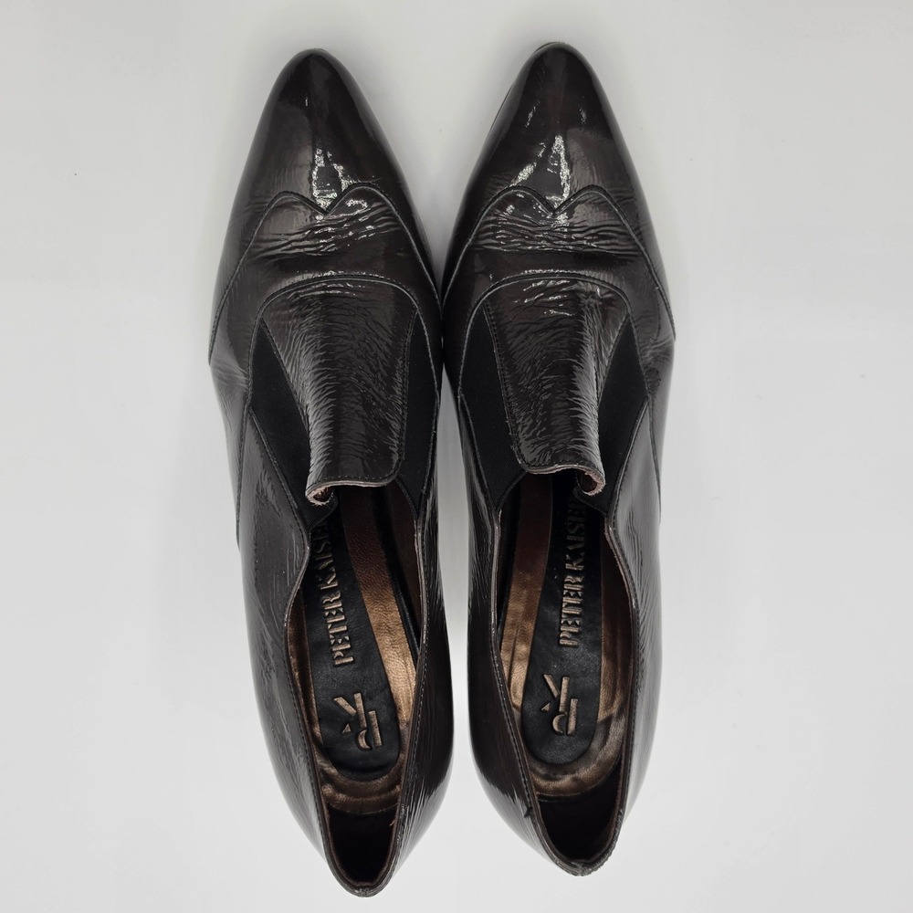 Peter Kaiser Pumpsโ Womens 7.5 Brown Good Patent Leather Pointed Toe Heels